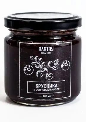 Брусника в сосновом сиропе, 200 мл Брусника в сосновом сиропе, 200 мл