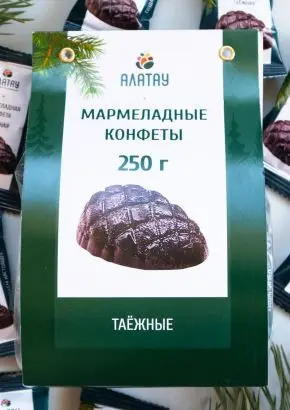 Мармелад сосновый Таежный, 250 гр