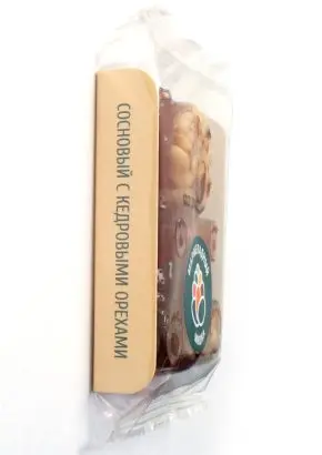 Мармелад сосновый "Мишка" на пектине с кедровыми орешками, 90 г