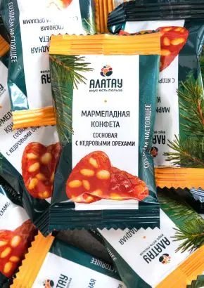 Мармелад сосновый с кедровыми орешками, 1 кг