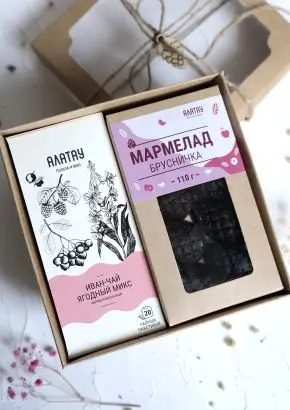Подарочный набор «Ягодный» 4 в 1 (чай и мармелад) Подарочный набор «Ягодный» 4 в 1 (чай и мармелад)
