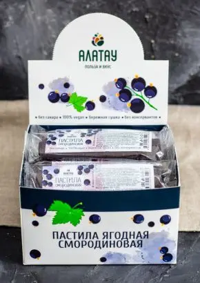 Пастила без сахара ягодная смородиновая 900 г Пастила без сахара ягодная смородиновая 900 г