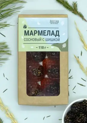 Мармелад с сосновой шишкой, 110 г