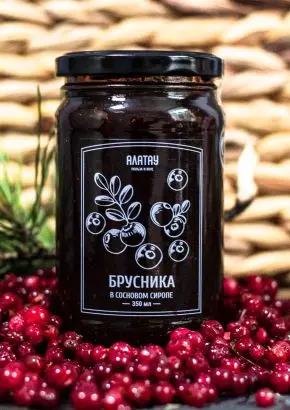 Брусника в сосновом сиропе, 350 мл Брусника в сосновом сиропе, 350 мл