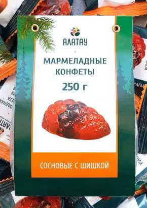 Мармелад с сосновой шишкой, 250 гр Мармелад с сосновой шишкой, 250 гр