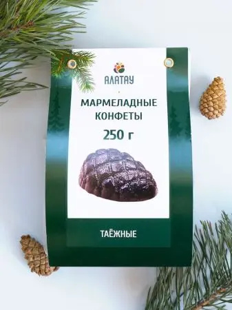 Мармелад сосновый Таежный, 250 гр