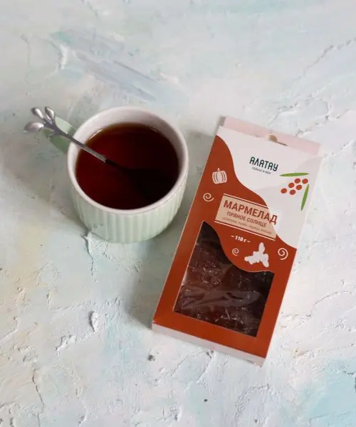 Мармелад ягодный Пряное Солнце облепиховый с пряностями, 110 гр