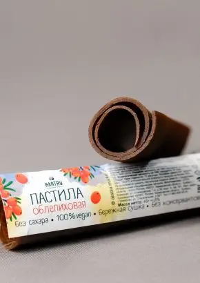 Пастила облепиховая (без сахара) 45 г Пастила облепиховая (без сахара) 45 г