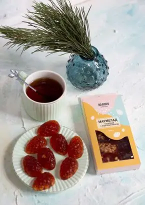 Мармелад Сосновый с кедровым орехом, 110 г