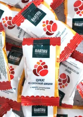 Цукаты сосновые Ассорти 4 вкуса, 600 г